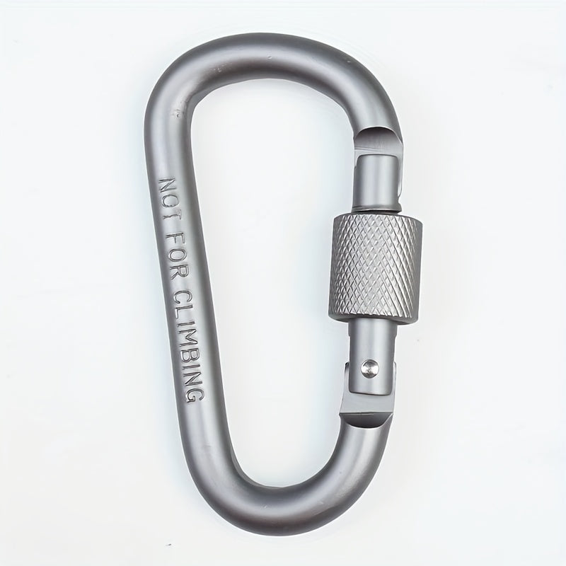 Aluminum Carabiner Outdoor Safety Buckle with Keychain