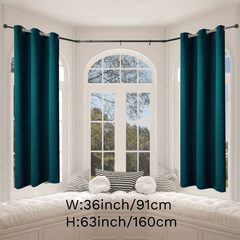 Blackout Curtain Thermal Insulated Noise Reducing Room Darkening