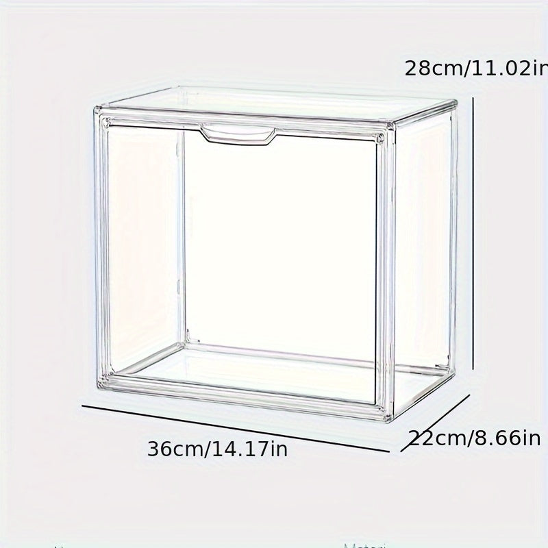 1pc Transparent Storage Box Bags Storage Case Bedroom Living Room Accessories