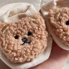 3pcs Kids Bear Non-Slip Floor Socks