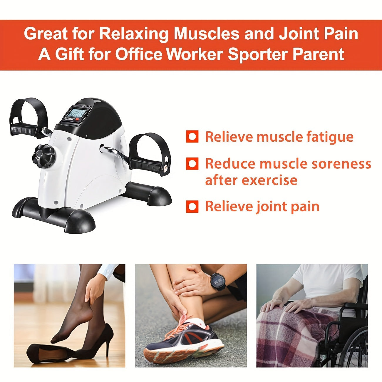 Mini Bicycle Pedal Exercise Machine for Home Fitness