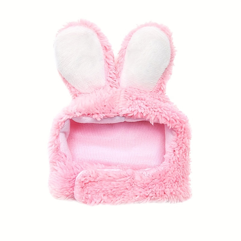 Plush Cat Headgear with Bunny Ears for Pet Cosplay