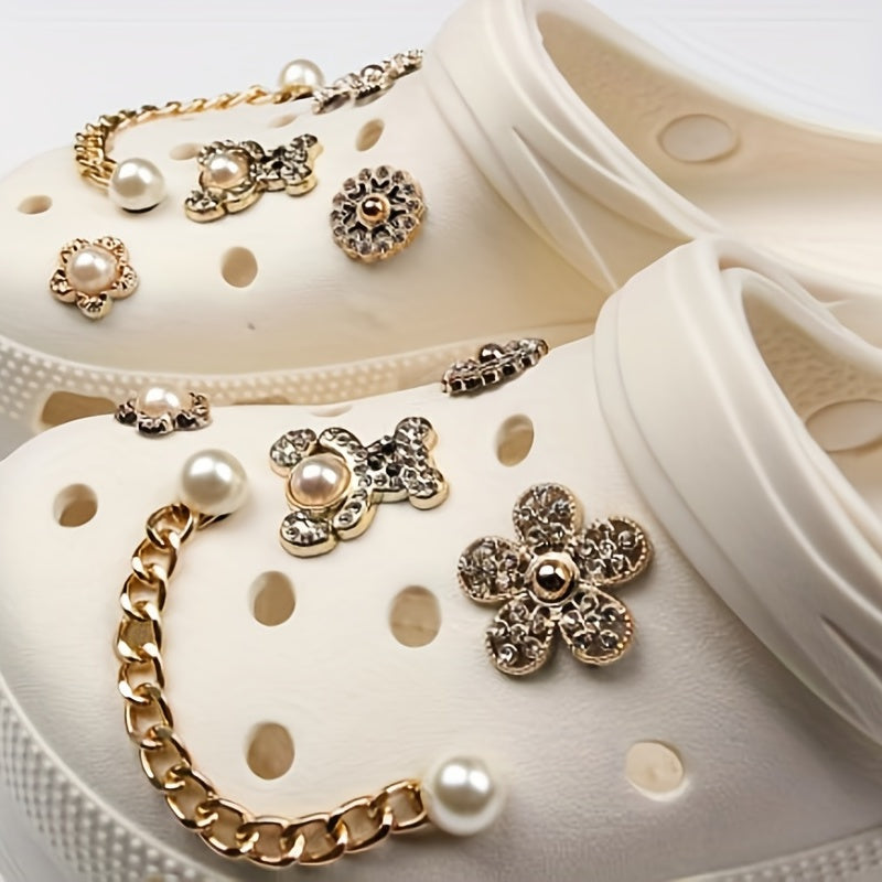 Summer Women's Shoe Flower Shoe Buckle Ins Garden Shoes Decoration