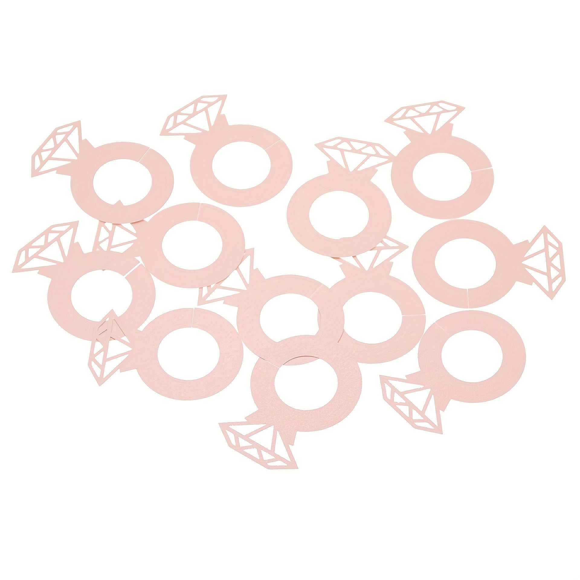 12pcs Diamond Ring Table Card Cup Card for Wedding Party
