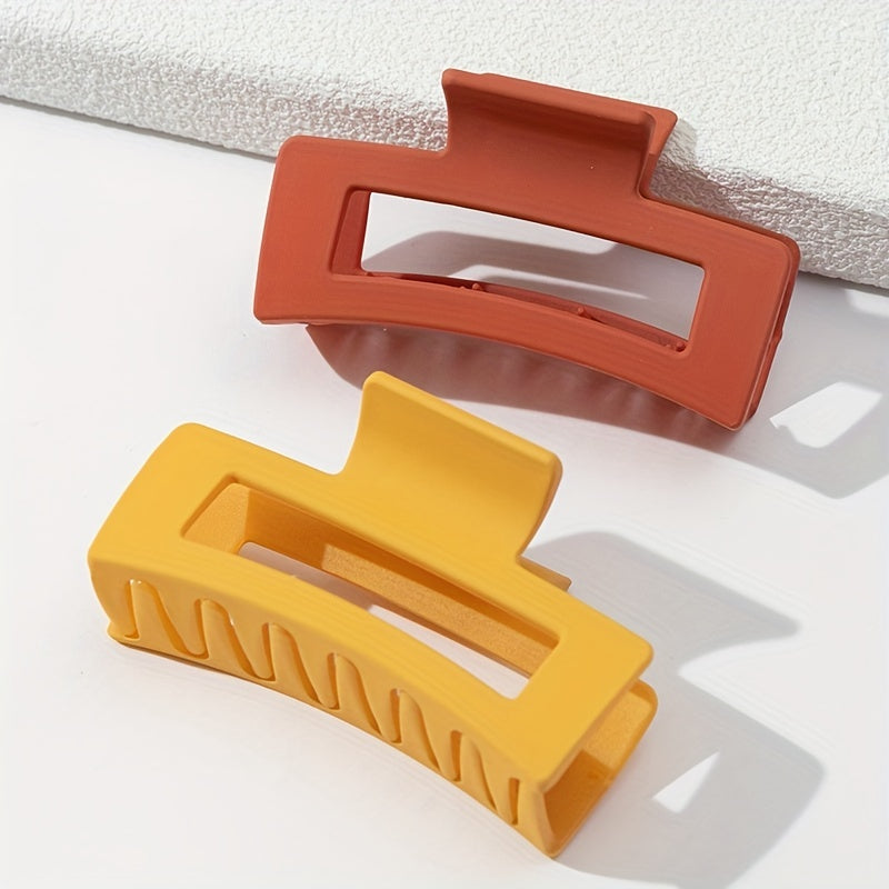 Acrylic Matte Strong Hold Hair Claw Clip for Thick Hair