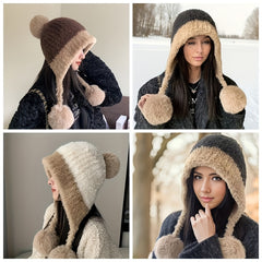 Thickened Women's Winter Hat for Various Occasions, Warm and Windproof