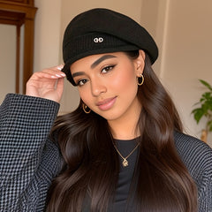 Women's Winter Knitted Beret Wool Hat