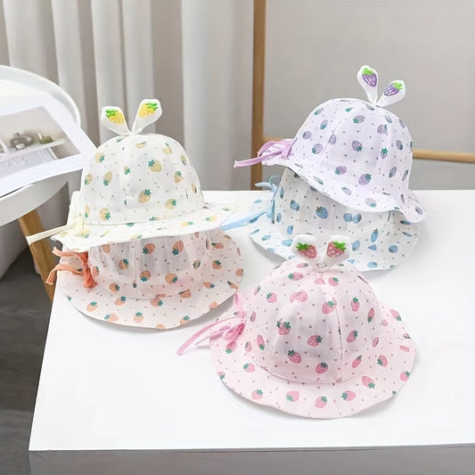 Fruit Bucket Hat for Baby Sun Protection 6 24 Months