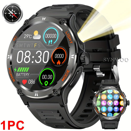 Synwoo Hybrid Smart Watch 3 Full Touch Screen IPX8 Waterproof Voice Control