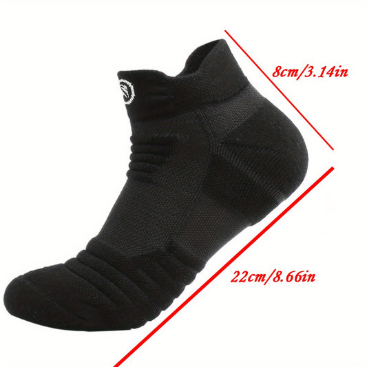 Men's Breathable Non-slip Athletic Ankle Socks 4-Pack