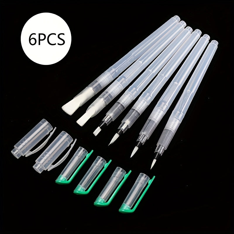 6pcs Soft Tip Pen Set for Drawing Calligraphy Artistic Graffiti