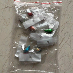 10pcs Plastic Bionic Crankbait Lure Mini Floating Hard Baits Fishing Tackle