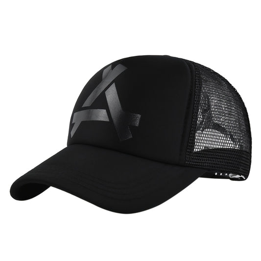 Men's Patterned Baseball Cap Mesh Adjustable Trucker Sun Hat