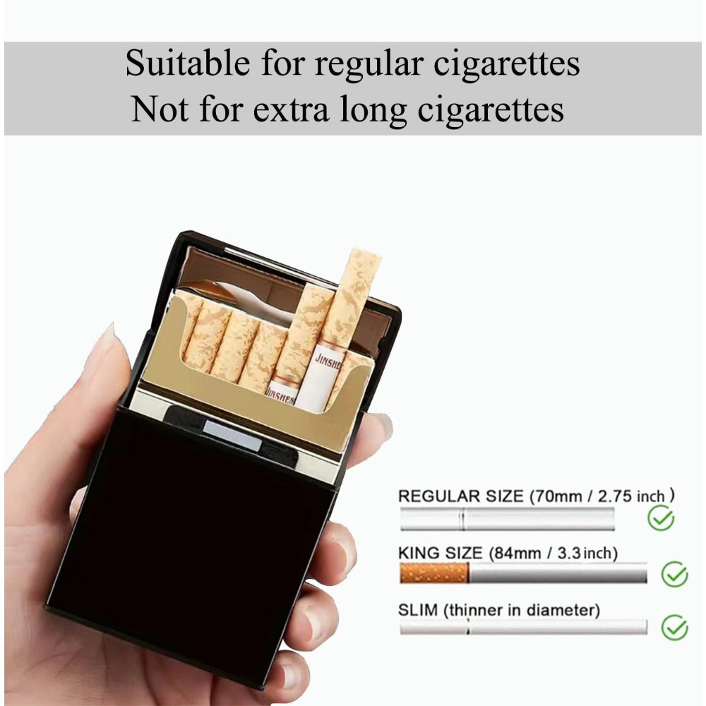 Personalized Cigarette Case Floral Design Waterproof & Portable Tobacco Holder