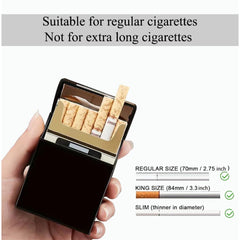 Personalized Cigarette Case Floral Design Waterproof & Portable Tobacco Holder