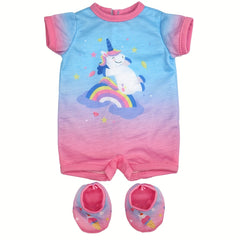 Animal Pattern Doll Clothes for 10-17 Inch Newborn Dolls