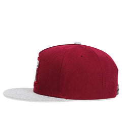 Embroidered English Hip Hop Flat Brimmed Hat