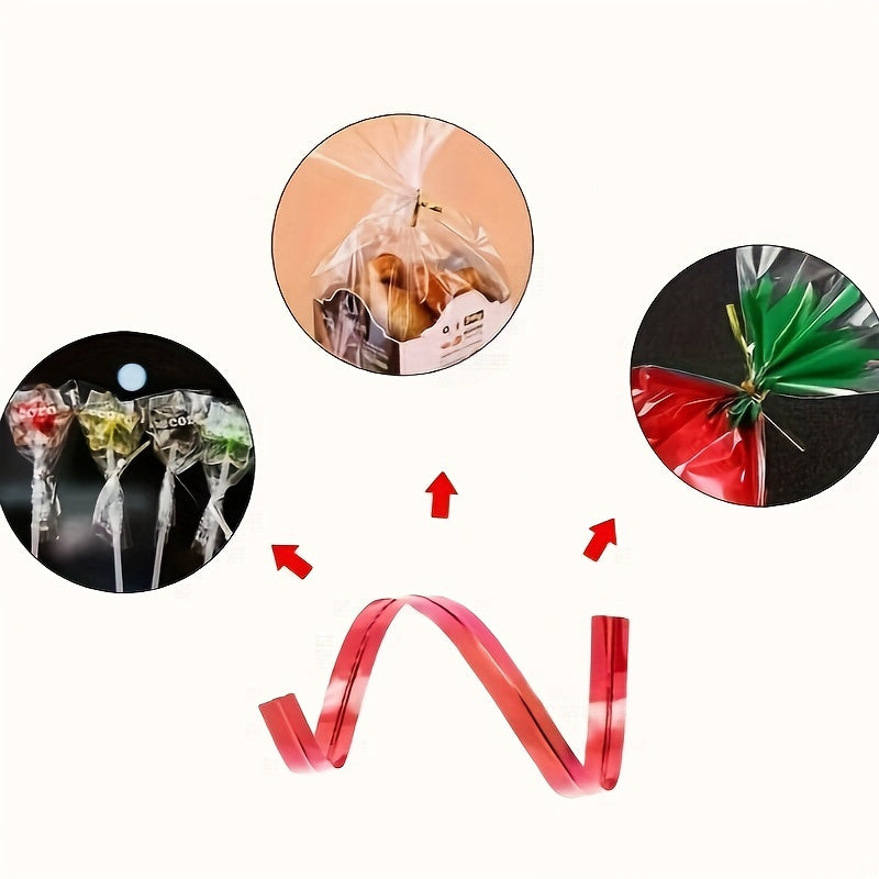 800pcs Bread Pastry Toast Bag Wire Binding Rope Food Packaging Sealing Tape