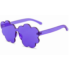 Cloud Candy Love Sunglasses Flowers Frameless PC One Piece Ocean Shades
