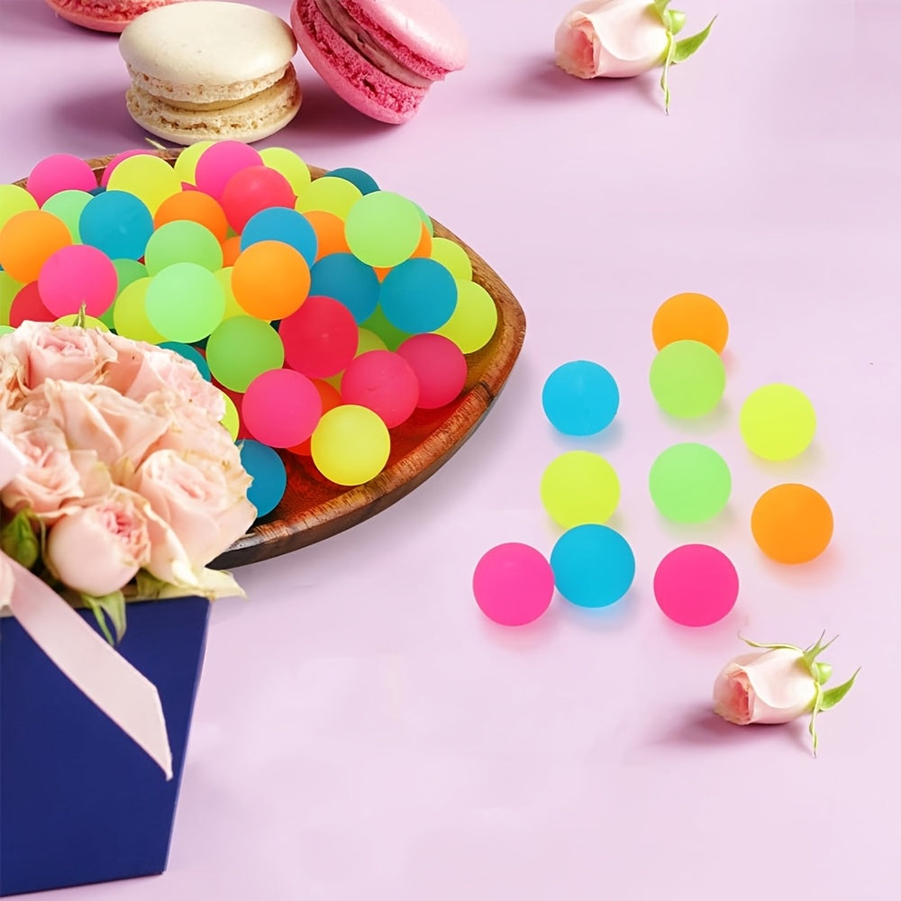 Fun Bouncing Balls 100pcs HOSL High Bouncing Balls 0.8in Solid Elastic Balls
