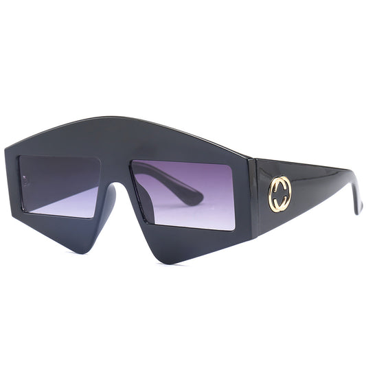 Large Triangle Frame Sunglasses