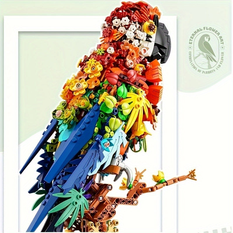 Parrot Model Building Blocks Set 1000 pcs ABS DIY Structure