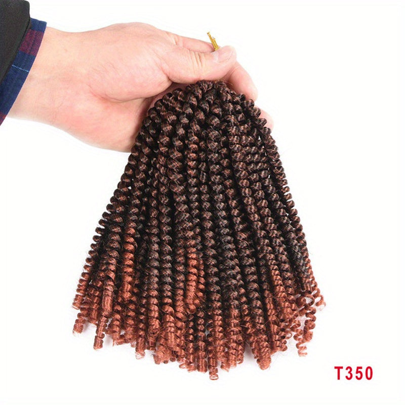 6pack 20 Spring Twist Crochet Braids Extensions 20 32cm Synthetic