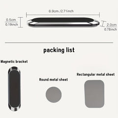 Mini Magnetic Car Phone Holder Air Vent Stand Wall Metal Magnet