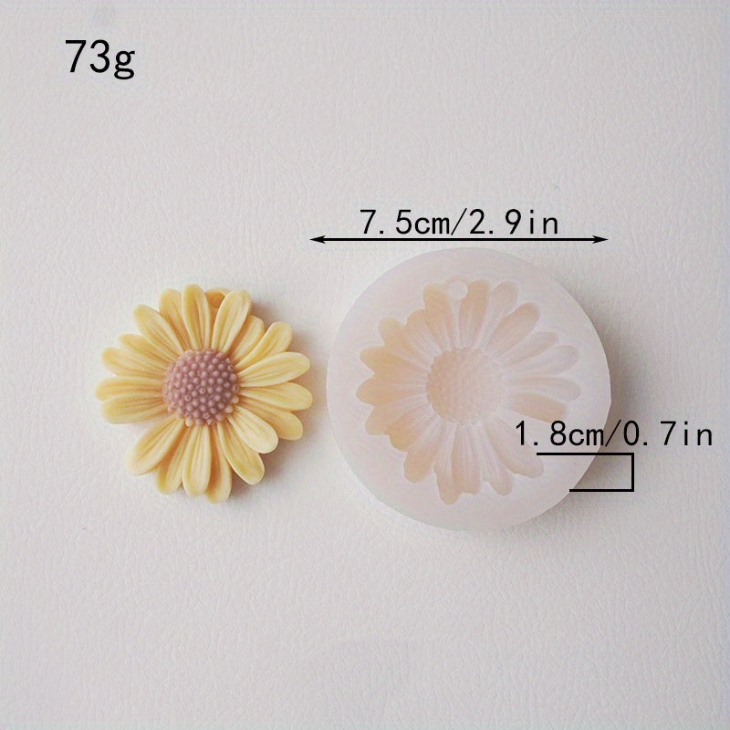 Daisy Aromatherapy Candle DIY Craft Silicone Mold