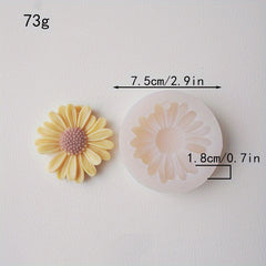 Daisy Aromatherapy Candle DIY Craft Silicone Mold