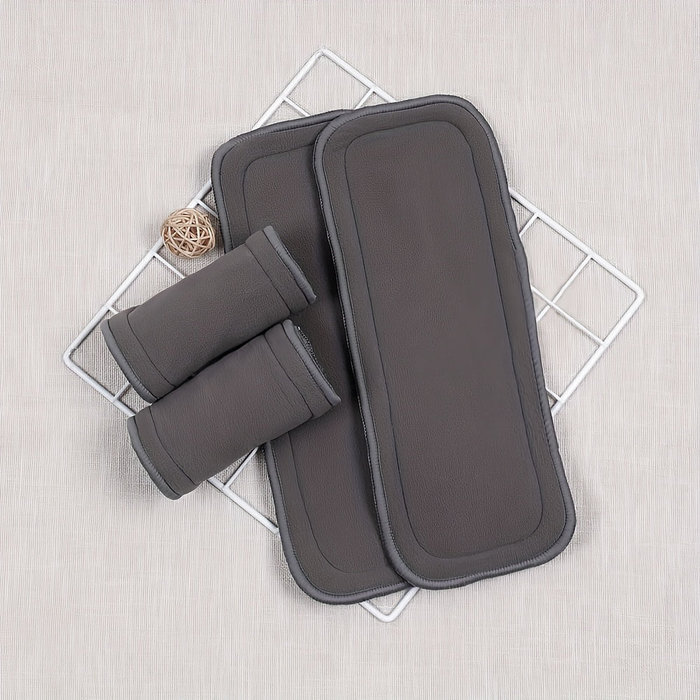 10pcs Bamboo Charcoal Washable Diaper 2 Layers Bamboo Charcoal 3 Layers