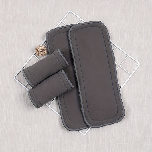10pcs Bamboo Charcoal Washable Diaper 2 Layers Bamboo Charcoal 3 Layers