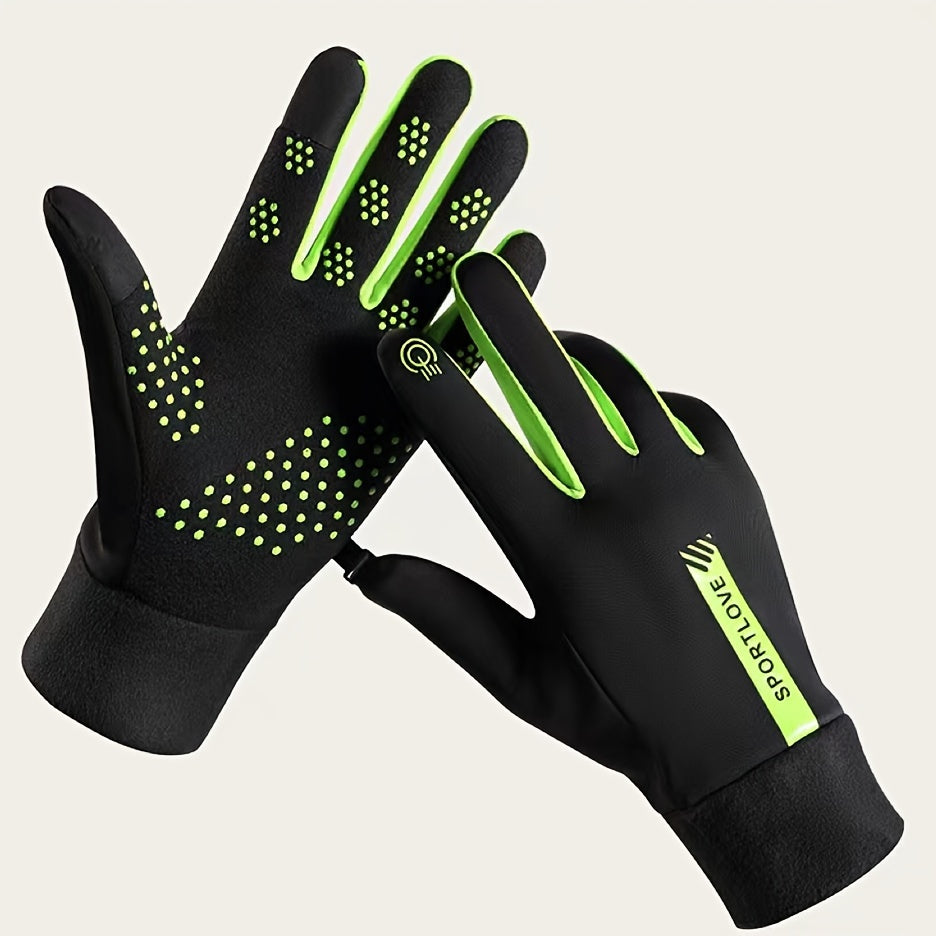 Winter Fitness Gloves Touch Screen Windproof Warm Coldproof Women Men
