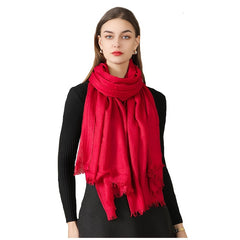 Boho Ling Scarf Sunscreen Shawl Frayed Edge Beach Towel