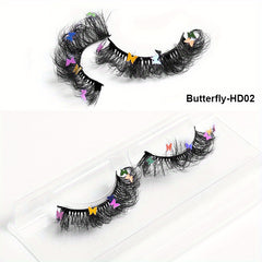 Fluffy Butterfly False Eyelashes Volume Messy and Curly Lashes