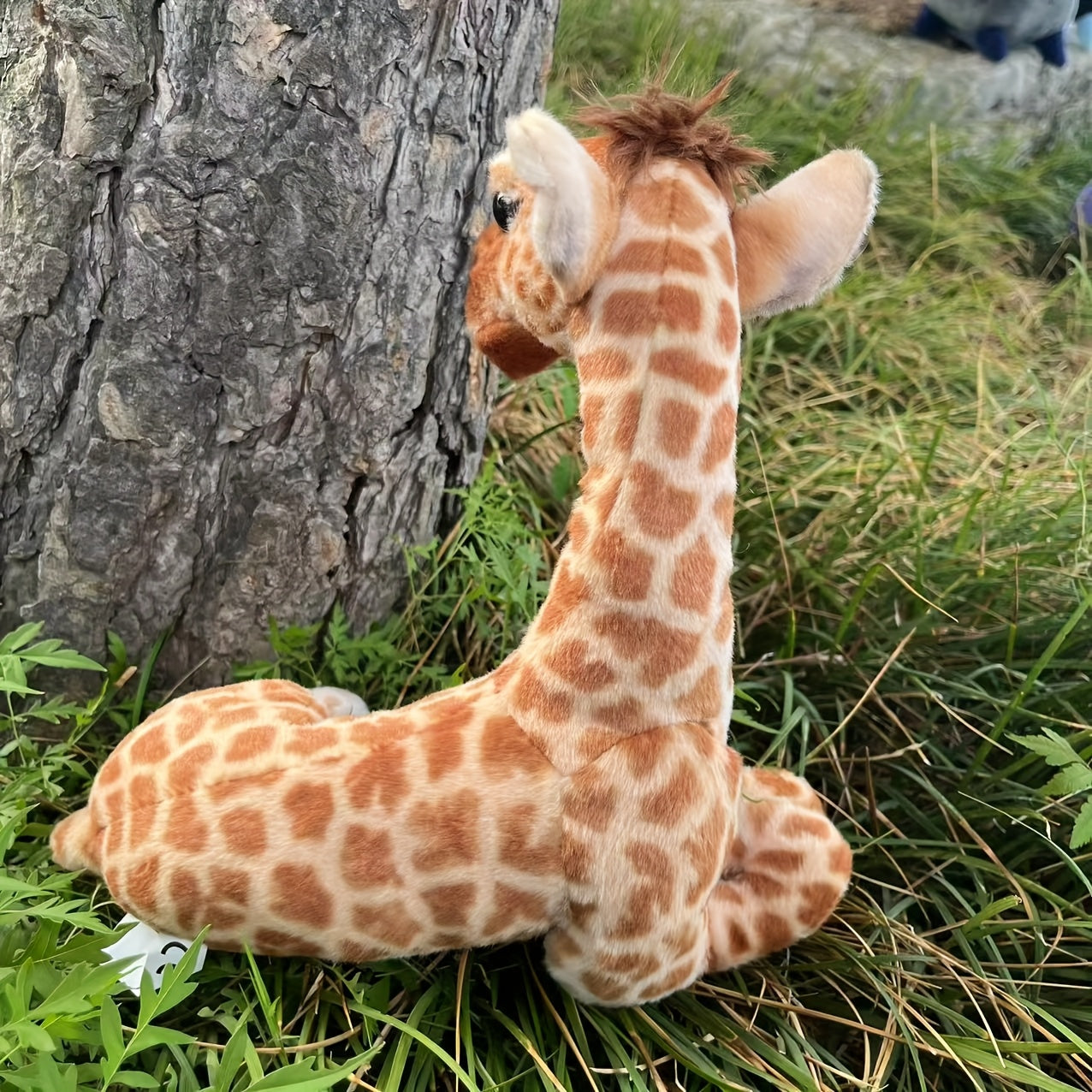 Realistic Giraffe Plush Stuffed Animal Soft Polyester Fiber Home Decor Gift