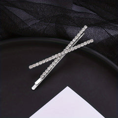 Cross Rhinestone Hair Clip Pin Bobby Pin Hair Slides Clip