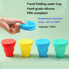 Foldable Silicone Water Bottle - Portable & Leakproof