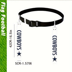 Denim Waist Flag Rugby Football Flag With Buckle