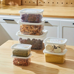 3pcs Kitchen Plastic Sealed Fresh keeping Box Set for Cereal Rice Pasta