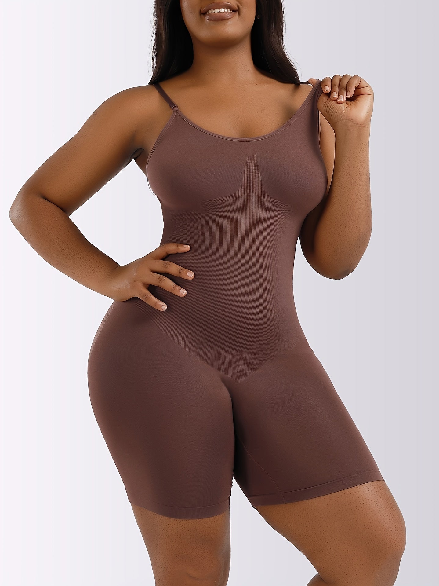 One Piece Training Sport Bodysuit Tummy Control Shapewear Jumpsuit