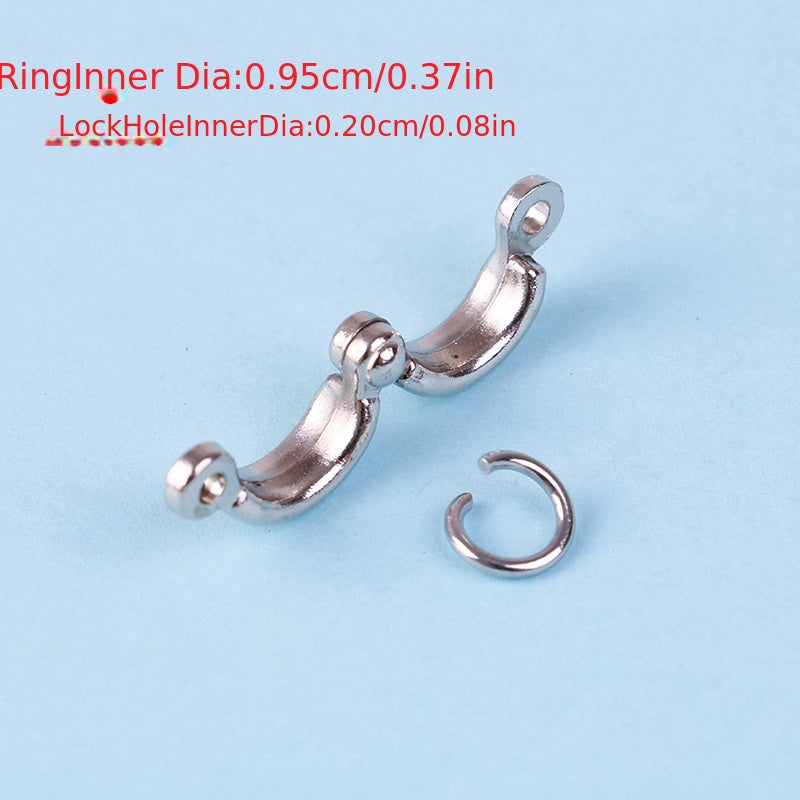 Stainless Steel Parrot Leg Ring for Stylish Pet Decor