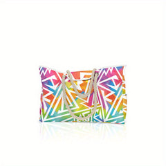 Striped Summer Beach Bag Large Capacity Shoulder Bag