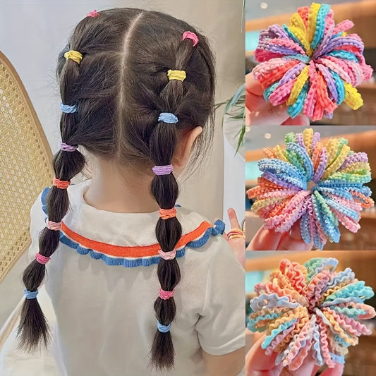 Colorful Hair Ties Hair Bands Set for Baby Girls