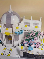 Micro Particle Flower Shop Model Puzzle Toy Set