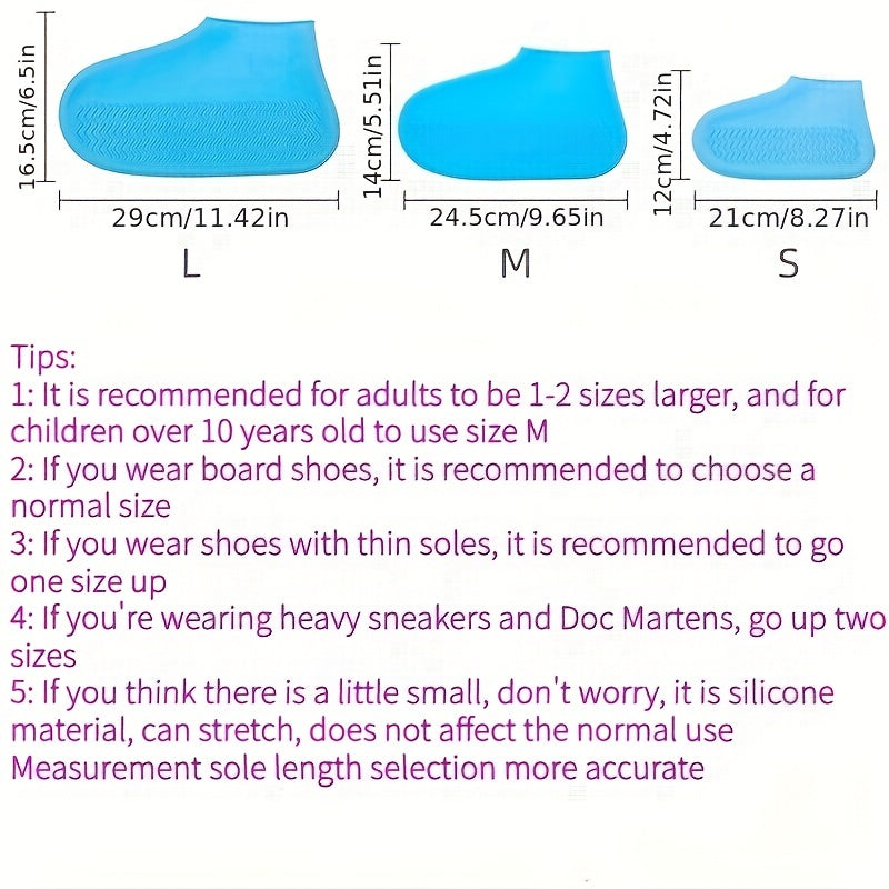 Reusable Waterproof Rain Shoes Cover - Stay Dry and Protected