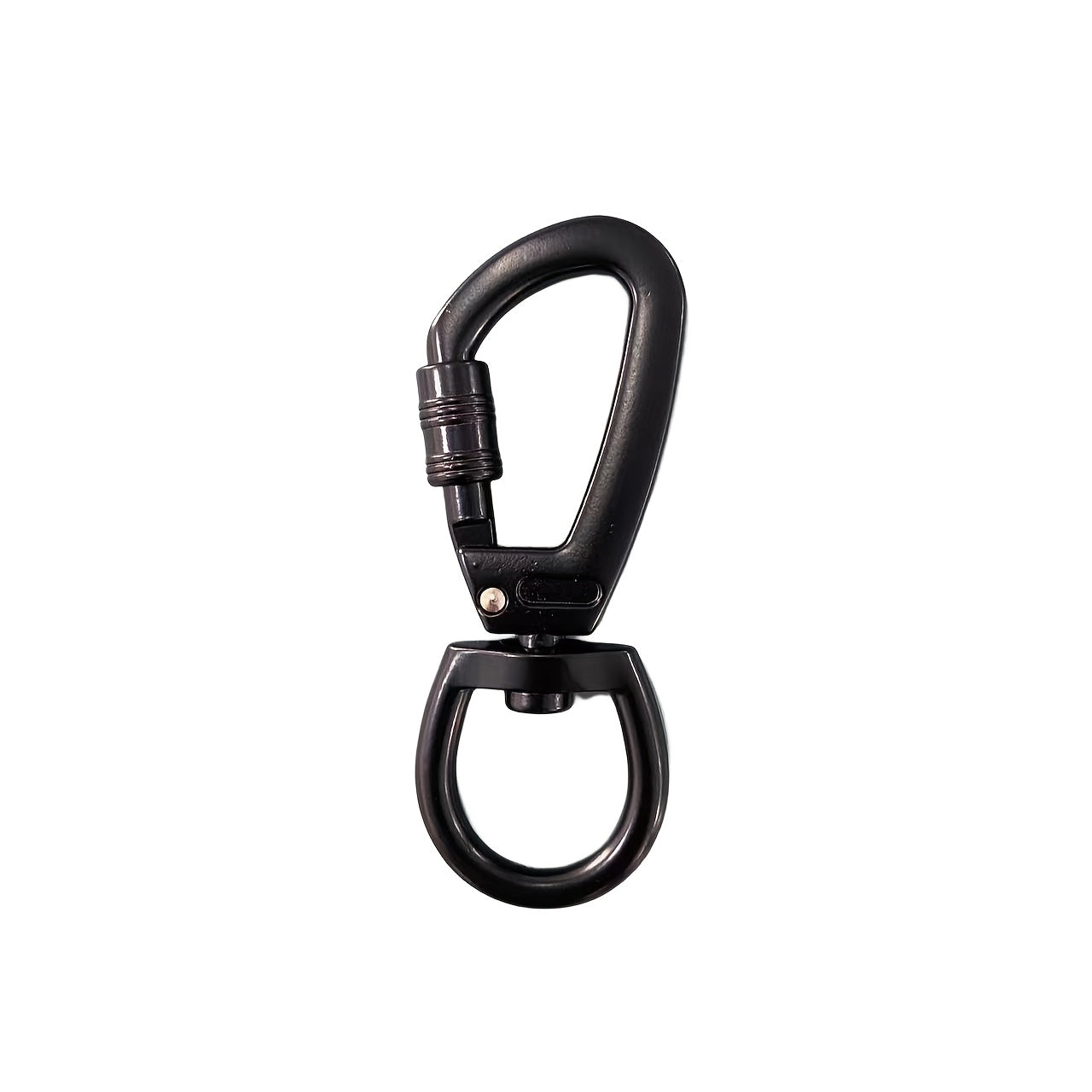 D Buckle Locking Carabiner Swivel Backpack Hook