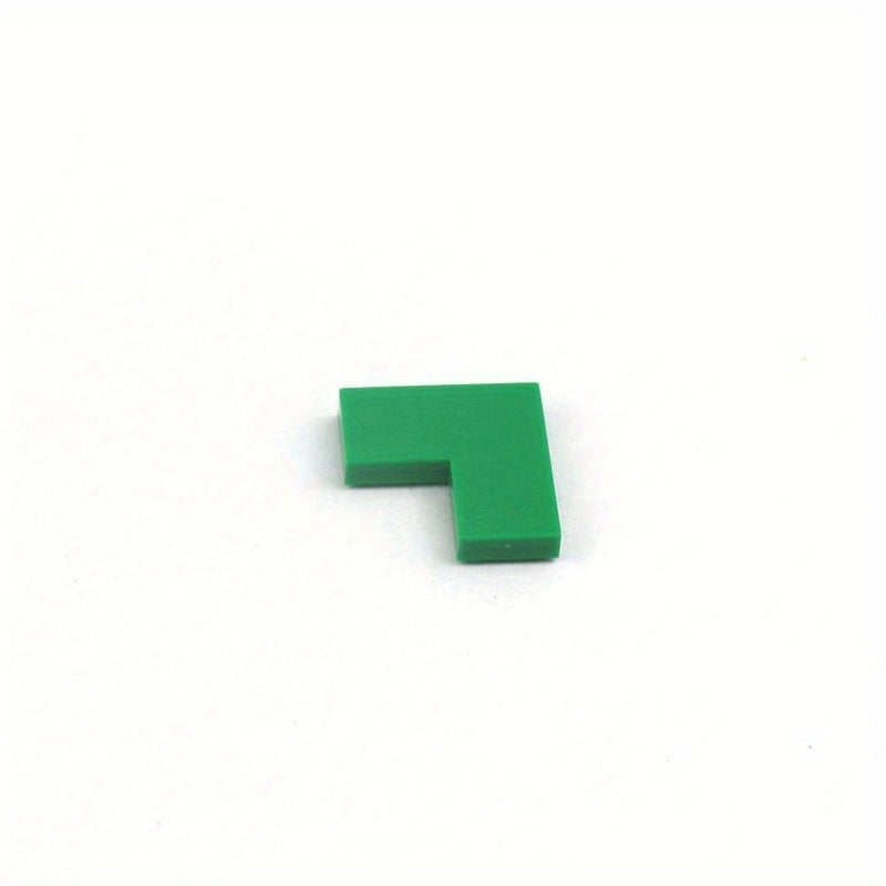 60pcs Brick Tile 2x2 Corner Thin 2 1 Dots Educational Building Blocks