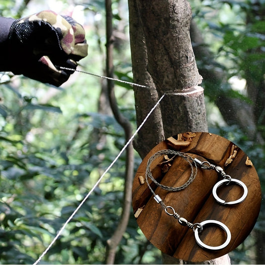 Emergency Survival Gear Steel Wire Saw for Camping Hiking Climbing