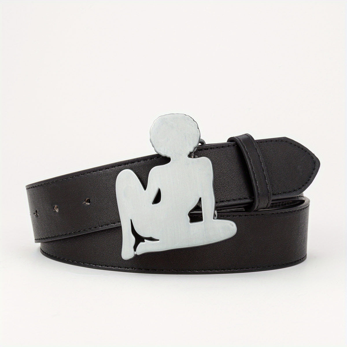 Casual Western Buckle Belt Retro Punk Rock PU Belt